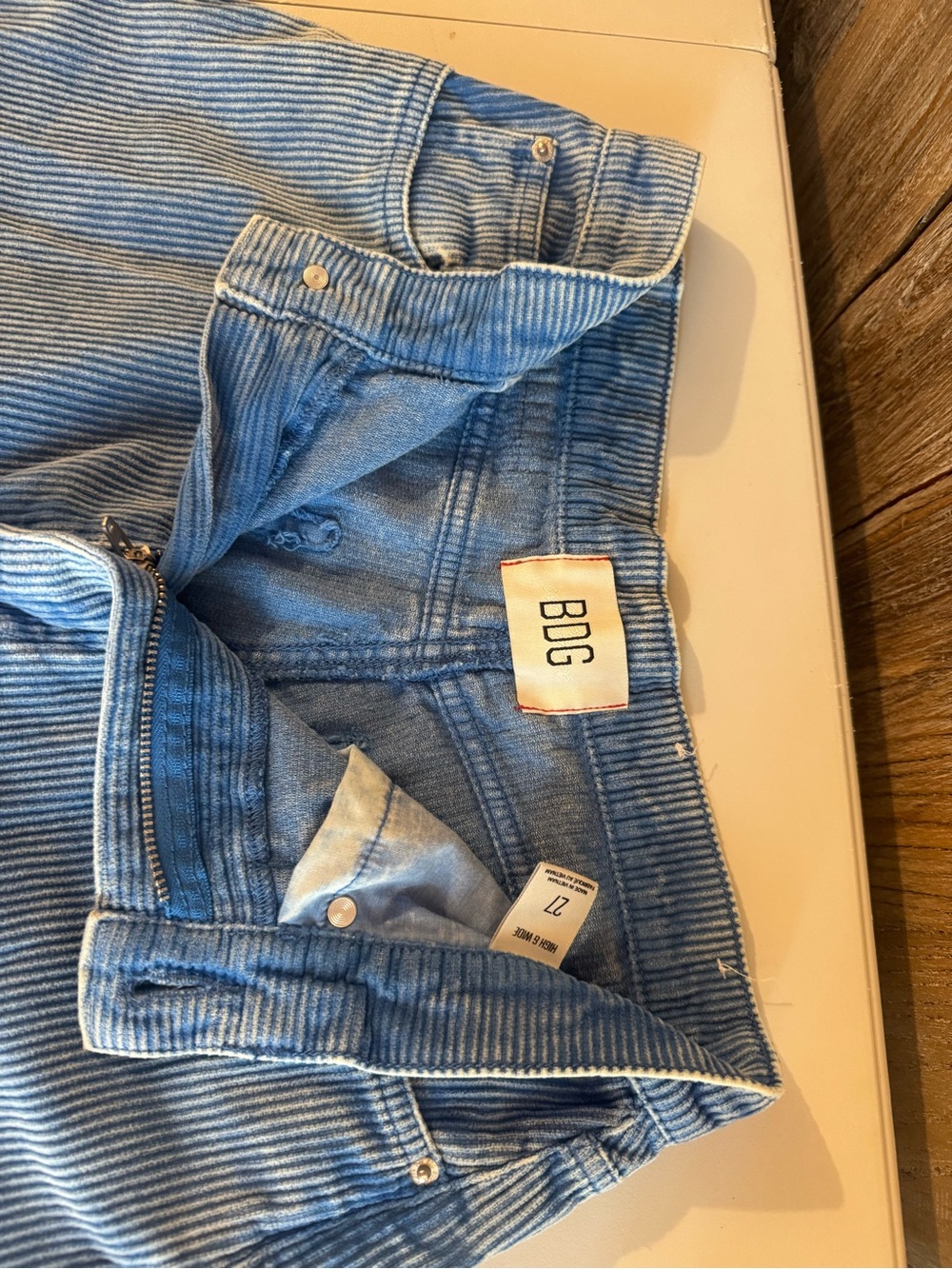 BDG Light Blue Corduroy Jeans